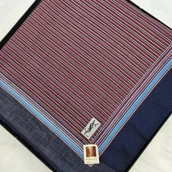 YSL Stripes Design Neckerchief - Picture 3 of 6